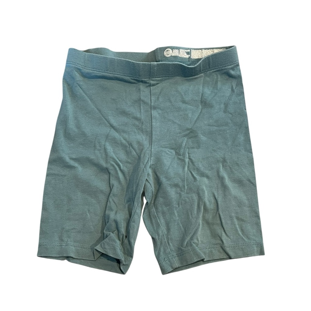 Wonder Nation Green Biker Shorts Size M (7-8) Cotton Spandex